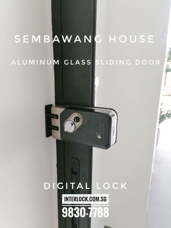 Aluminium glass sliding door digital lock in Singapore.jpeg