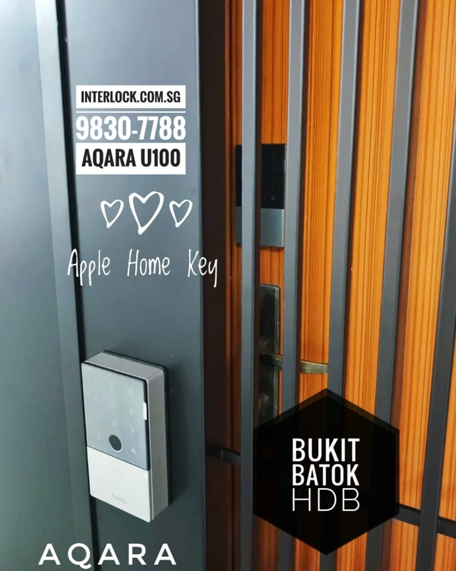 Aqara U100 Bukit Batok HDB gate by Interlock Singapore 1