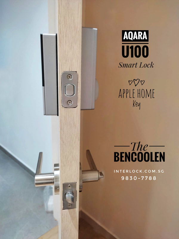 Aqara U100 Smart Deadbolt at The Bencoolen condo Side  View - Interlock Singapore