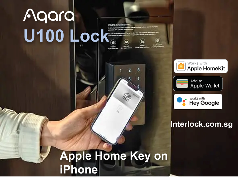 Aqara U100 Smart Deadbolt Lock  replace not repair Samsung DS-510 deadbolt - Interlock Singapore