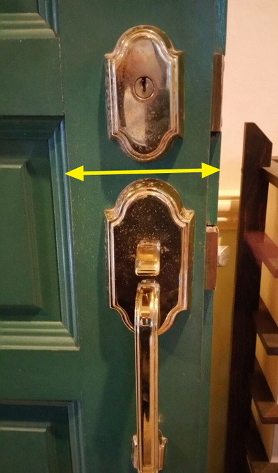 Digital lock installation checklist : door stile width needs to be sufficiently big to allow digital lock mortise to fit