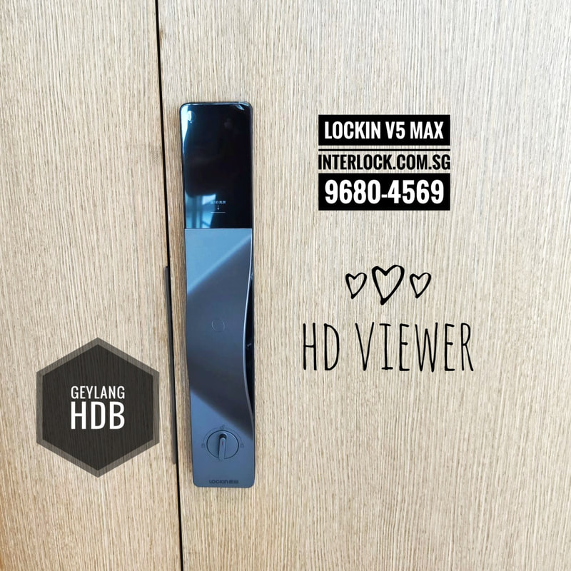 Lockin V5 Max Palm Vein Recognition at Geylang HDB rear view from Interlock Singapore