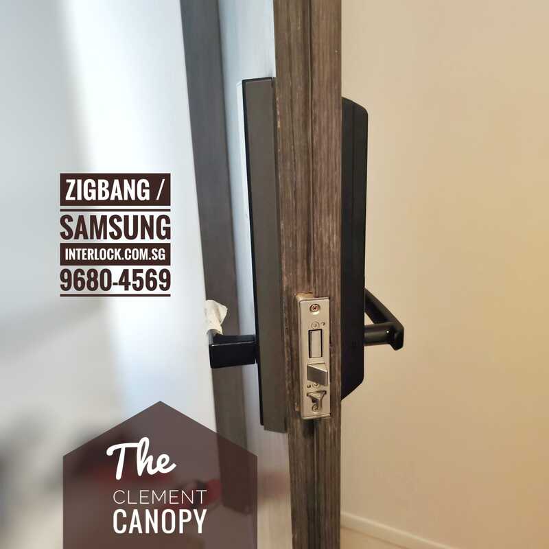 Zigbang H540 at Clement Canopy replace not repair Samsung SHS-505 Interlock Singapore side view