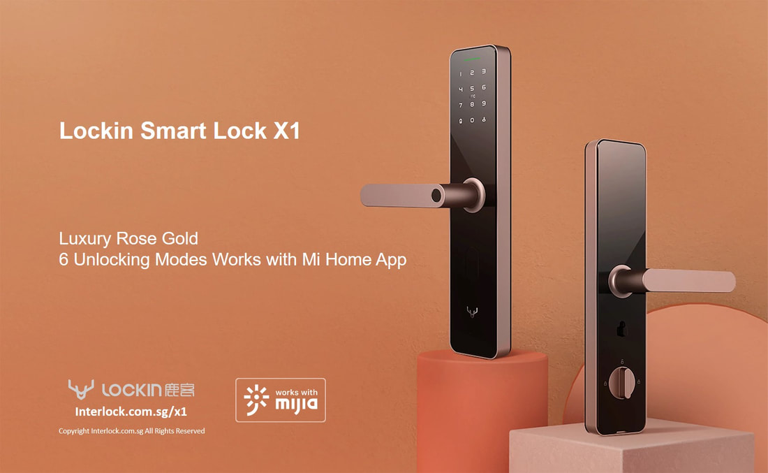 Lockin X1 Fingerprint Smart Lock from Interlock Singapore