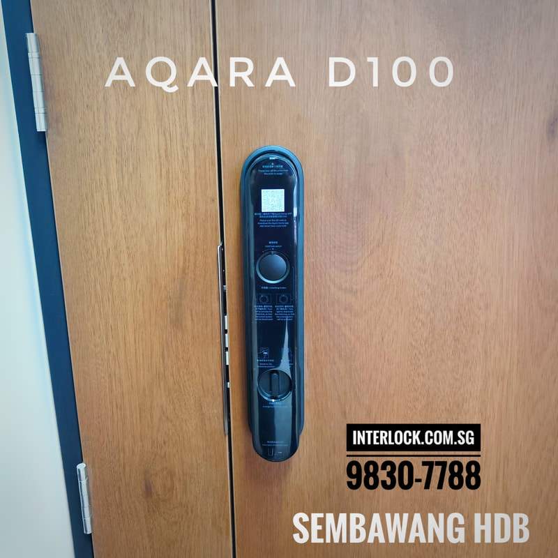 Aqara D100 Zigbee International at Sembawang HDB rear view Interlock Sngapore 