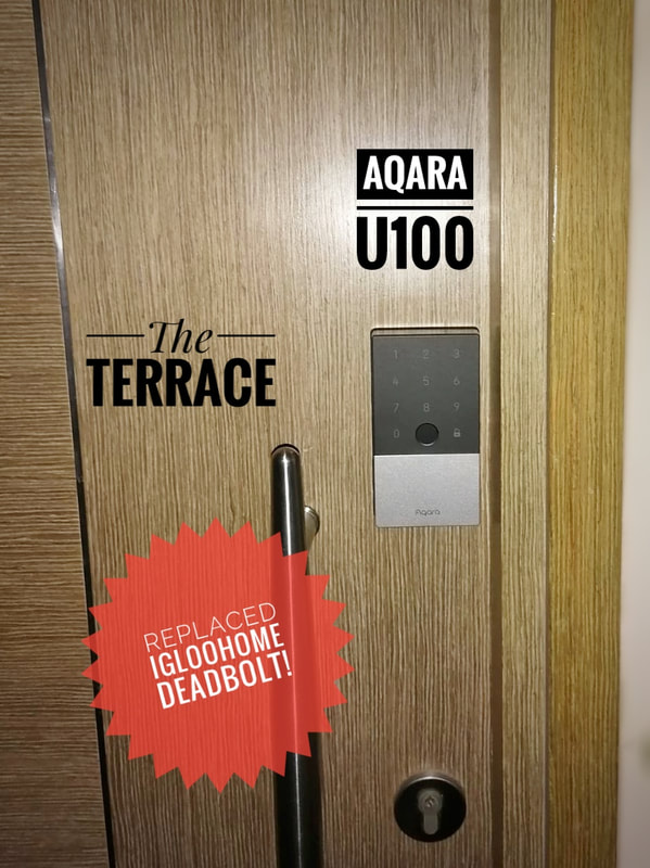 Aqara U100 Smart Deadbolt at The Terrace condo replace and not repair Igloohome deadbolt - Interlock Singapore