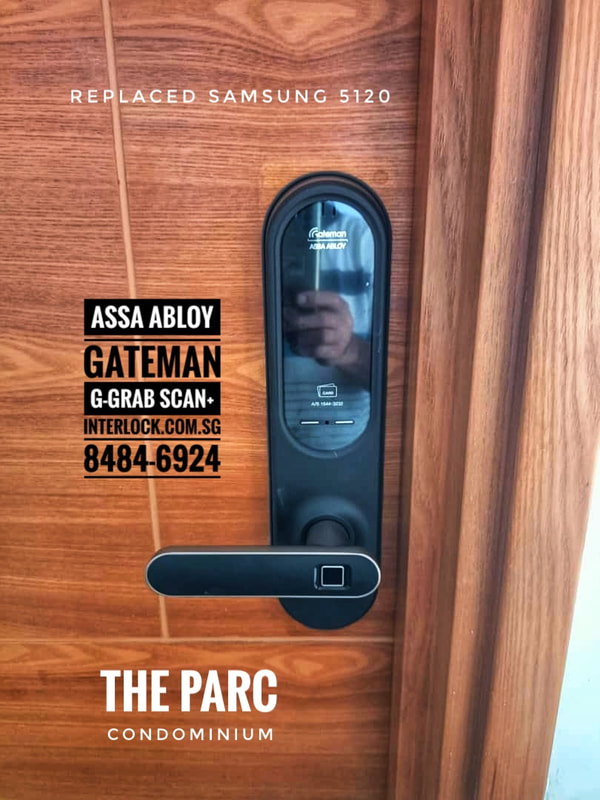 Assa Abloy G-Grab Scan at The Parc condominium in Singapore front view