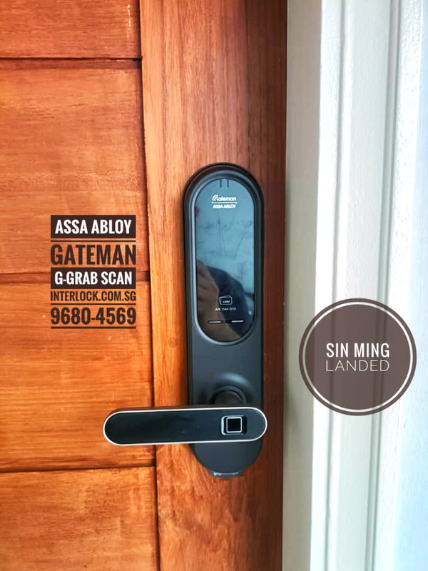 Assa Abloy Gateman G-Grab Scan smart lock at Sin Ming Landed property