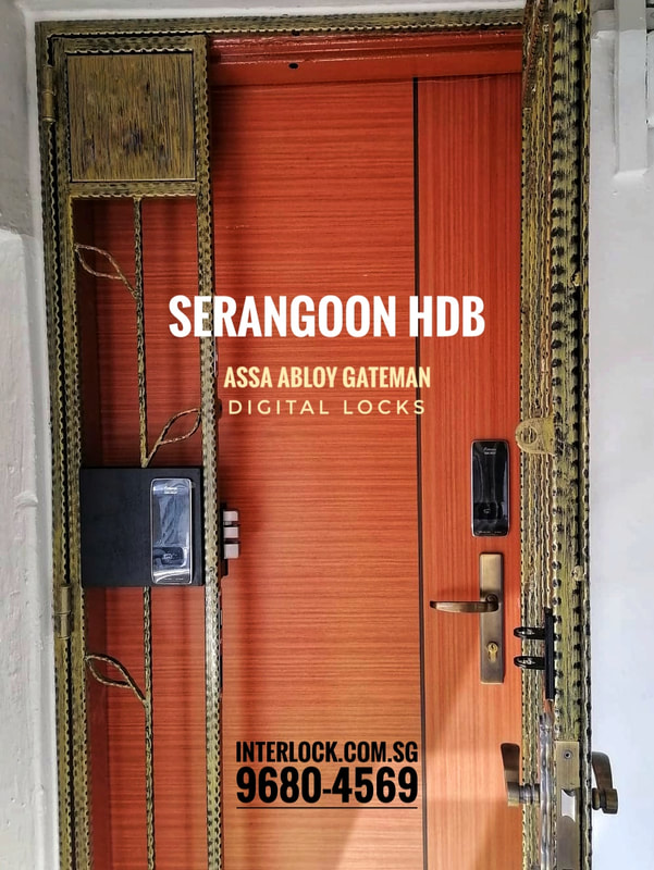Assa Abloy Gateman Digital lock bundle for HDB door and metal gate in Singapore