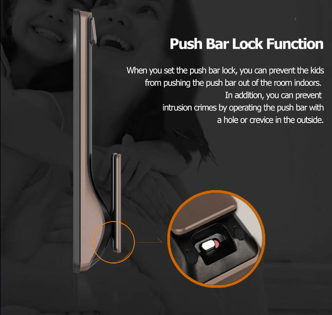 Solity Smart Lock GSP-2000BKF Handle Bar Lock - child feature