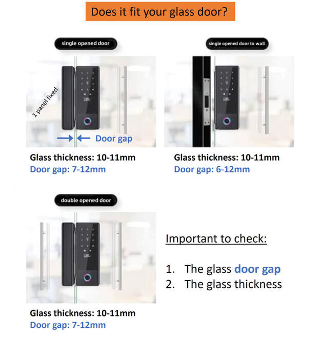 Interlock ILG-01 Smart Lock for Glass Door Singapore
