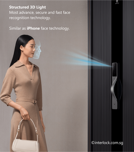 Lockin V5 Max uses industry's most advance face recognition technology called 
