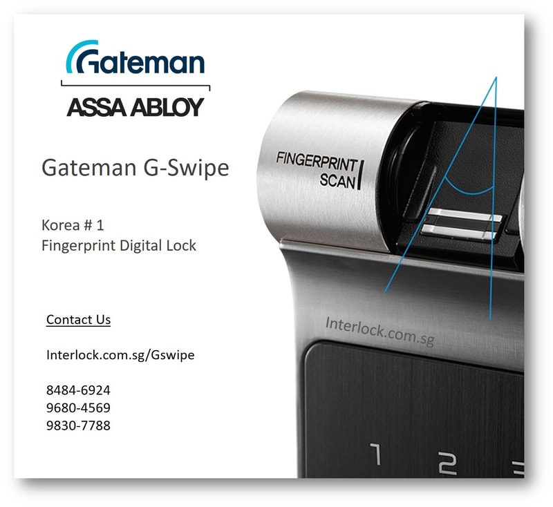 Gateman G-Swipe Singapore Digital Lock