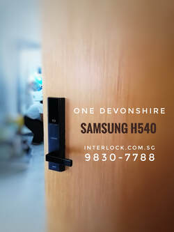 Samsung H540 digital lock from Interlock Singapore