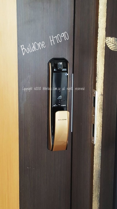 BuildOne H7090PSK All-in-One Push Pull Handle Digital Lock