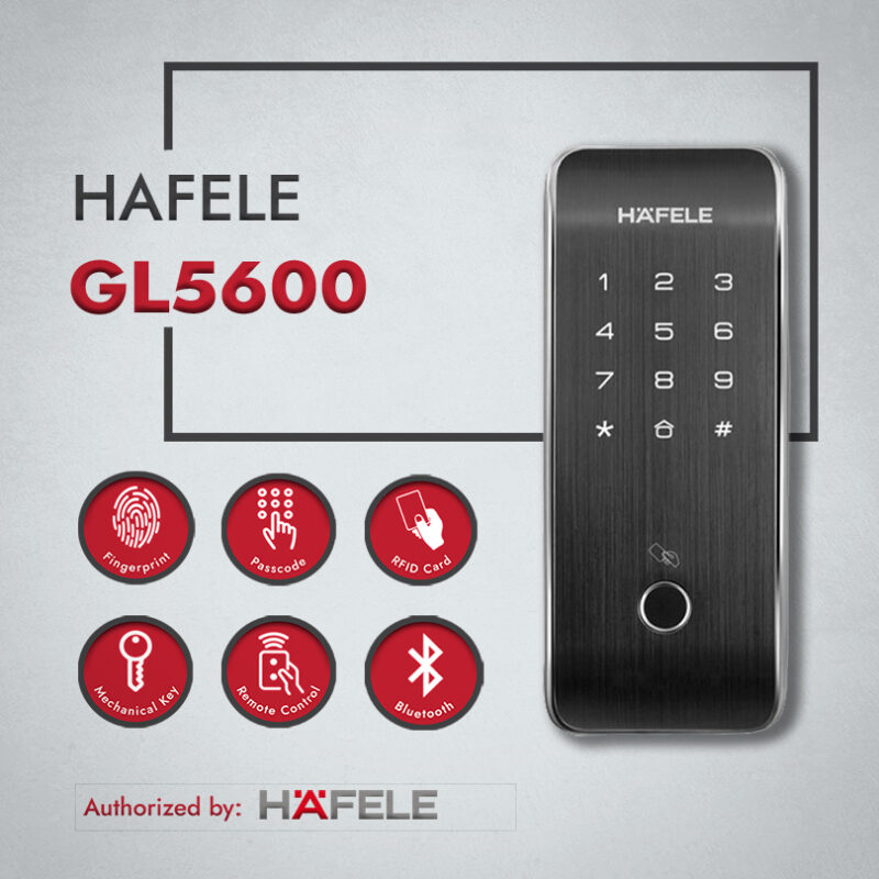 Hafele GL5600 Smart Gate Lock from Interlock Singapore