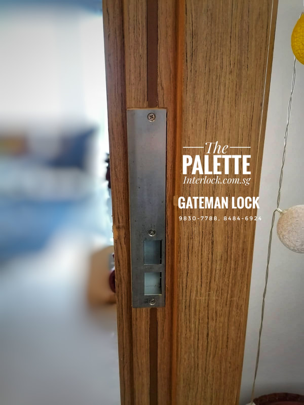 Kaba EF680 Repair Replaced by Assa Abloy  Gateman WV200 at The Palette condo in Singapore Strike plate  View