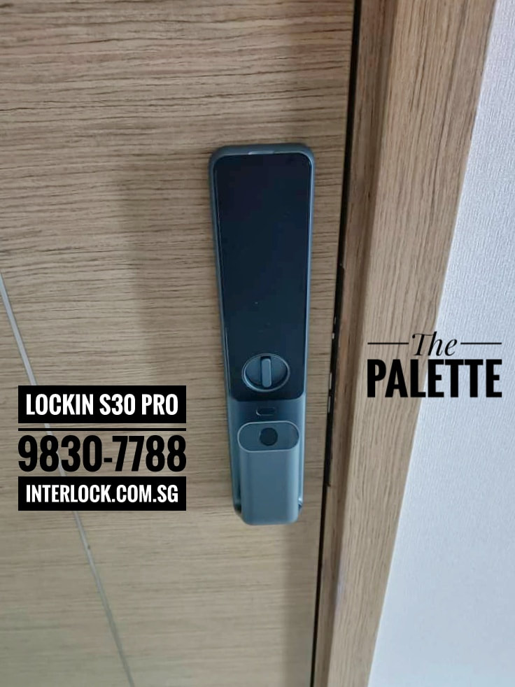 Kaba EF680 Repair Replaced by Lockin S30 Pro at The Palette  condo in Singapore rear view