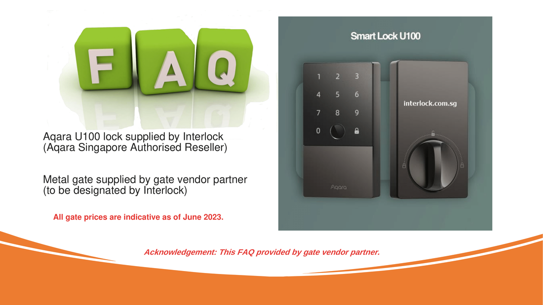 Interlock Singapore AQARA U100 Metal Gate and HDB gate Lock FAQ -01