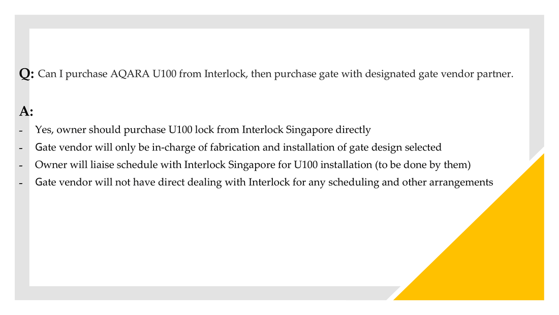 Interlock Singapore AQARA U100 Metal Gate and HDB gate Lock FAQ -02