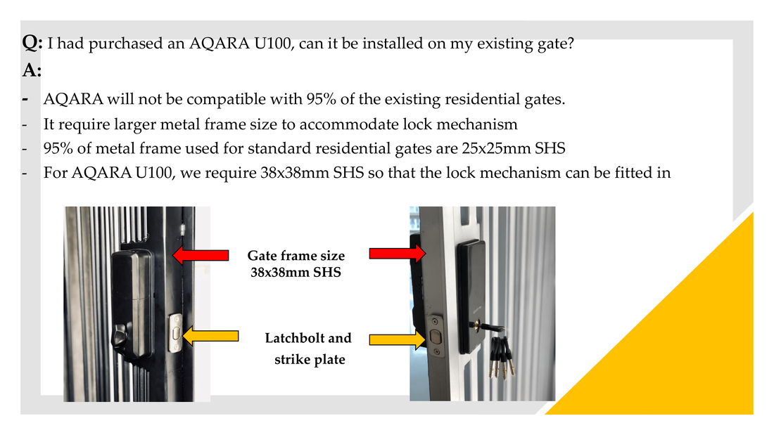 Interlock Singapore AQARA U100 Metal Gate and HDB gate Lock FAQ -03