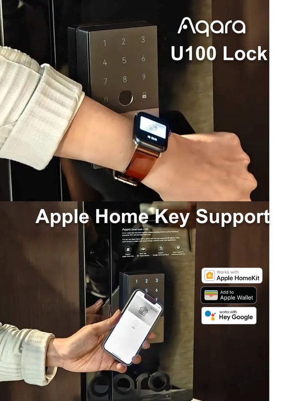 Aqara U100 Smart Deadbolt with Apple Home Key Support in Singapore