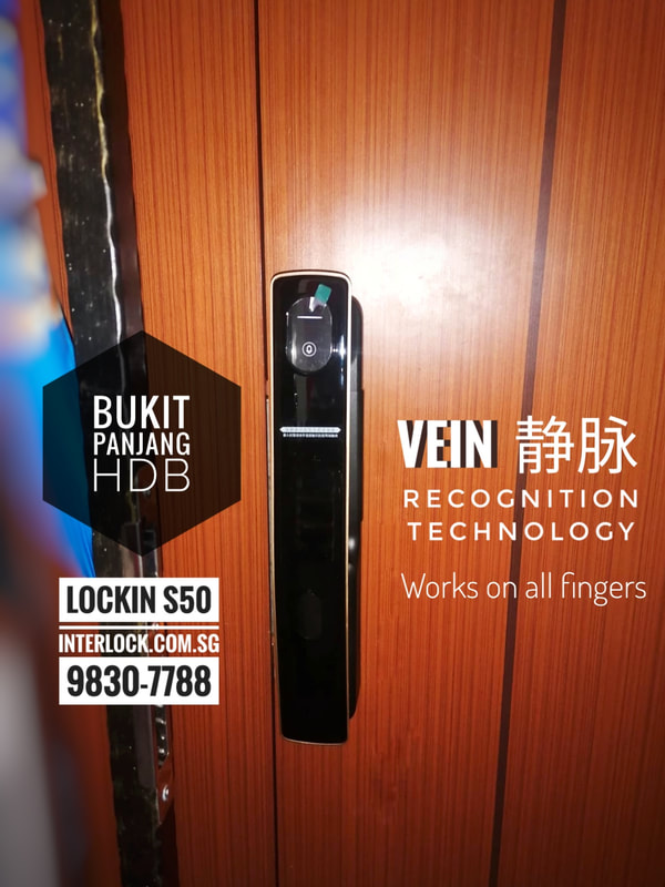 Lockin S50 Smart Lock at Bukit Panjang HDB