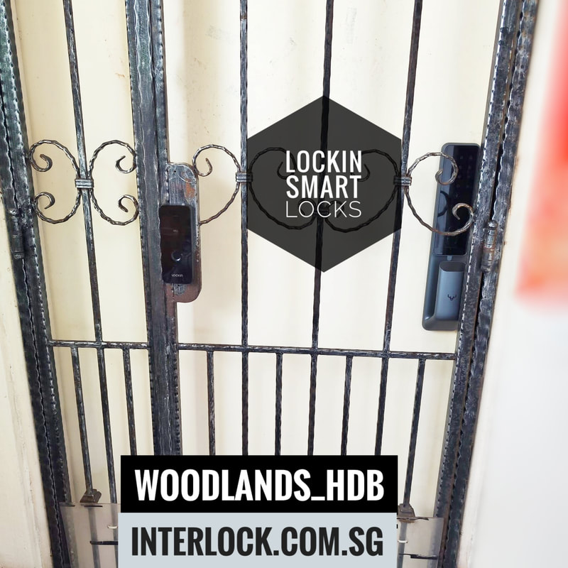 Lockin V Gate and SV40 Door Lock Bundle at Woodlands HDB in Singapore Interlock