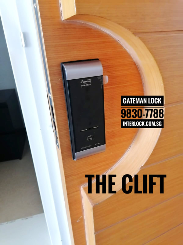 Assa Abloy Gateman WV40 at the Clift Condo in Singapore side view