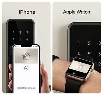 Apple Home Key and Homekit support by Aqara A100 smart lock Zigbee International Singapore Edition 