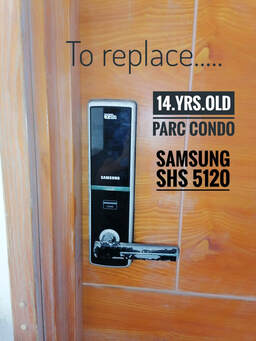 Samsung SHS 5120 Repair Replace with H540 at The Parc Condo in SingaporePicture