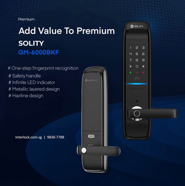 Solity GM-6000BKF adds additional value to a premium digital lock