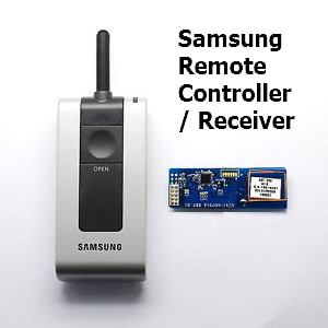 Optional Purchase: Samsung H700 remote controller set for locking and unlocking from up to 20m away (useful for large premises, and office environment)