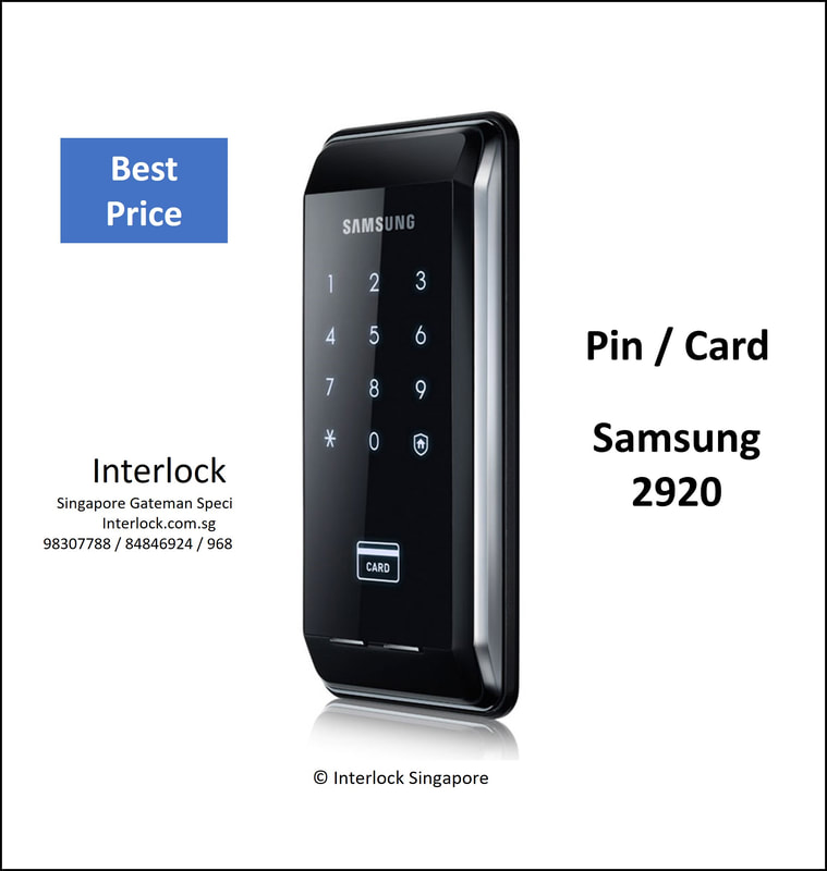 Samsung SHS-2920 Rim Digital Lock from Interlock Singapore