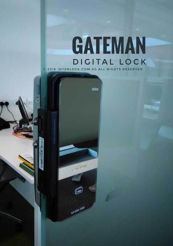 Assa Abloy Gateman Shine digital lock Interlock Singapore