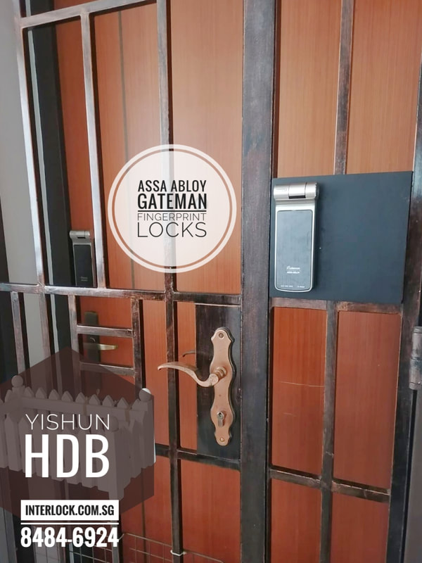 Singapore HDB Gate Smart Lock Assa Abloy Gateman G-Swipe