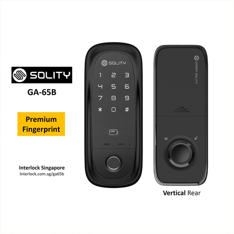 Solity Premium Fingeprint Lock GA-65B from Interlock Singapore