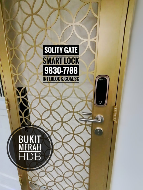 Solity GD-65B Smart Gate Lock with sync from Interlock Singapore