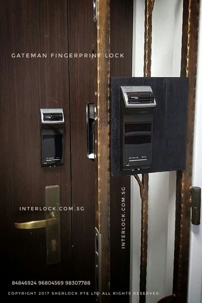 Gateman Fingus Best Value Fingerprint Lock in Singapore for HDB metal gate and door