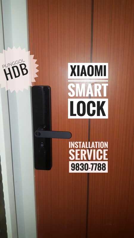 Xiaomi Mijia Smart Digital Door Lock Installation Service in Singapore