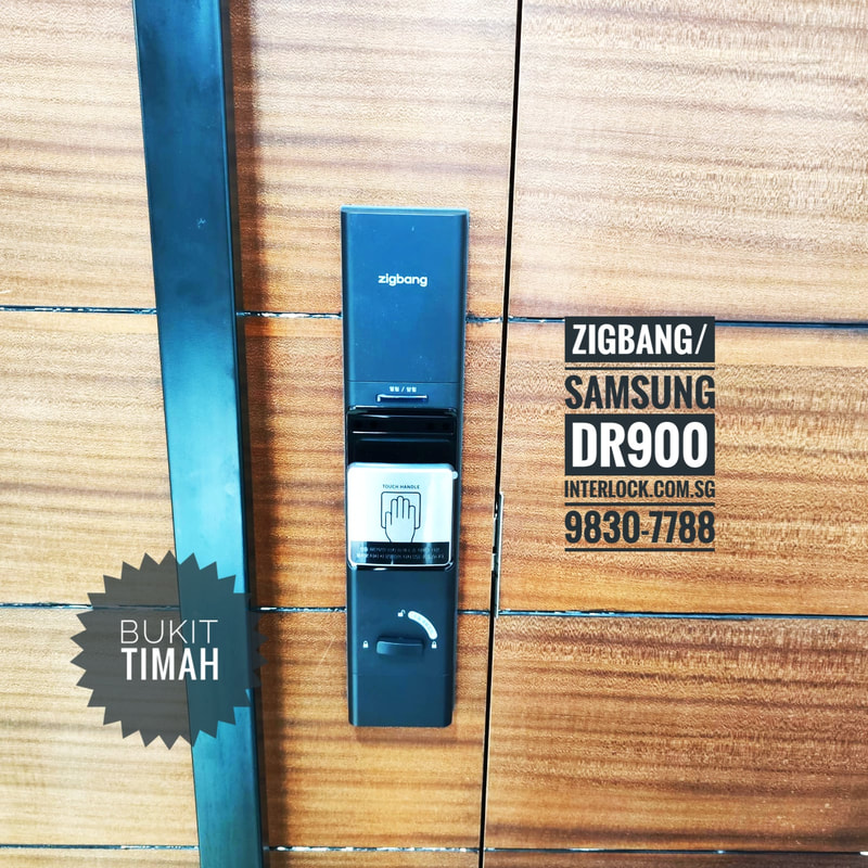 Zigbang Samsung DR900 at Bukit Timah landed house by Interlock Singapore - rear view